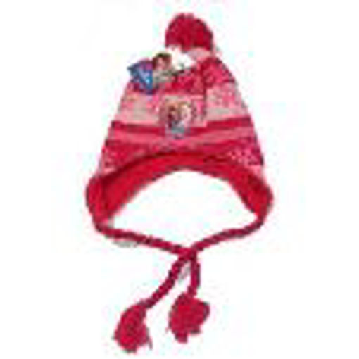 Picture of FROZEN BEANIE WITH TAILS PINK